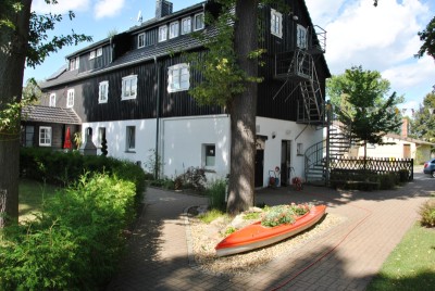Waldschulheim Halbendorf / Spree (Blick auf Haus 1)