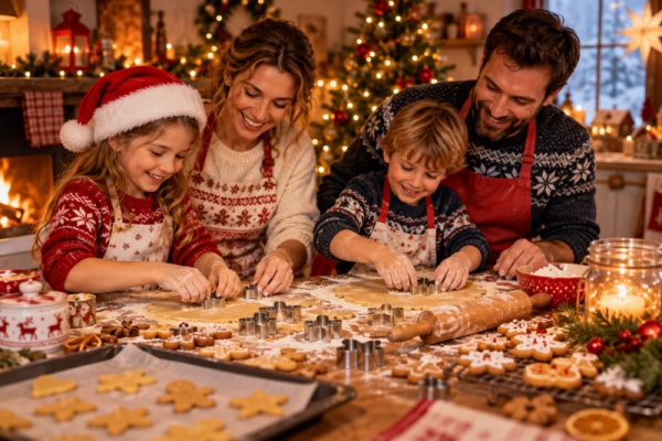Weihnachtsbäckerei - Familienwochenende im Schullandheim Bautzen-Burk