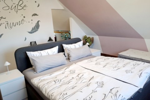 Schlafzimmer im Apartment Sonnenblicks Wohlfühlnest